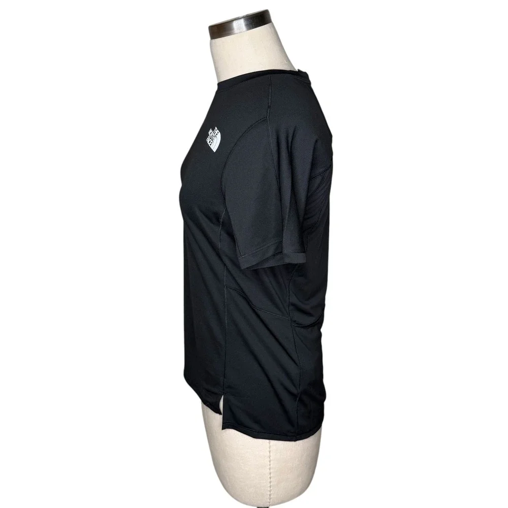 THE NORTH FACE Sunriser Shirt Black Reflective Slim Fit Women's Medium NEW - Picture 2 of 7